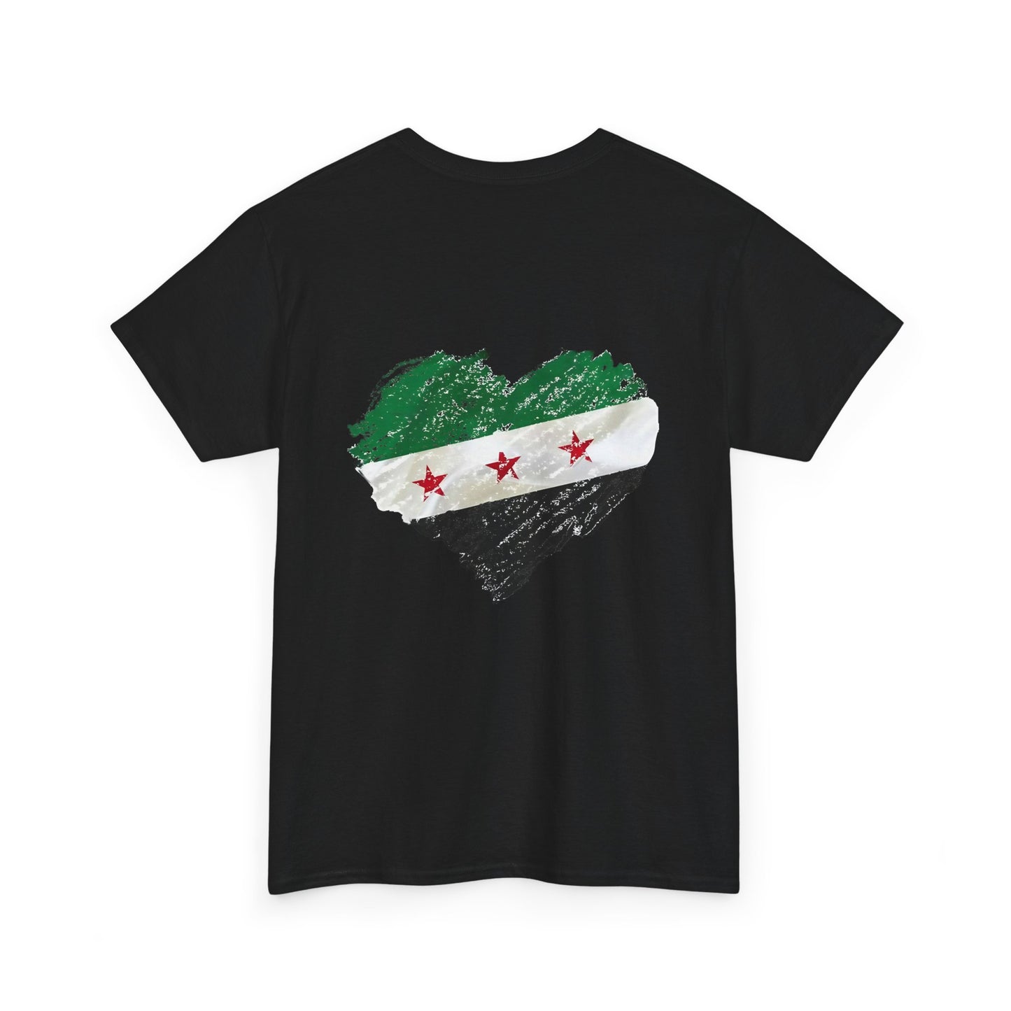 Syria flag with heart