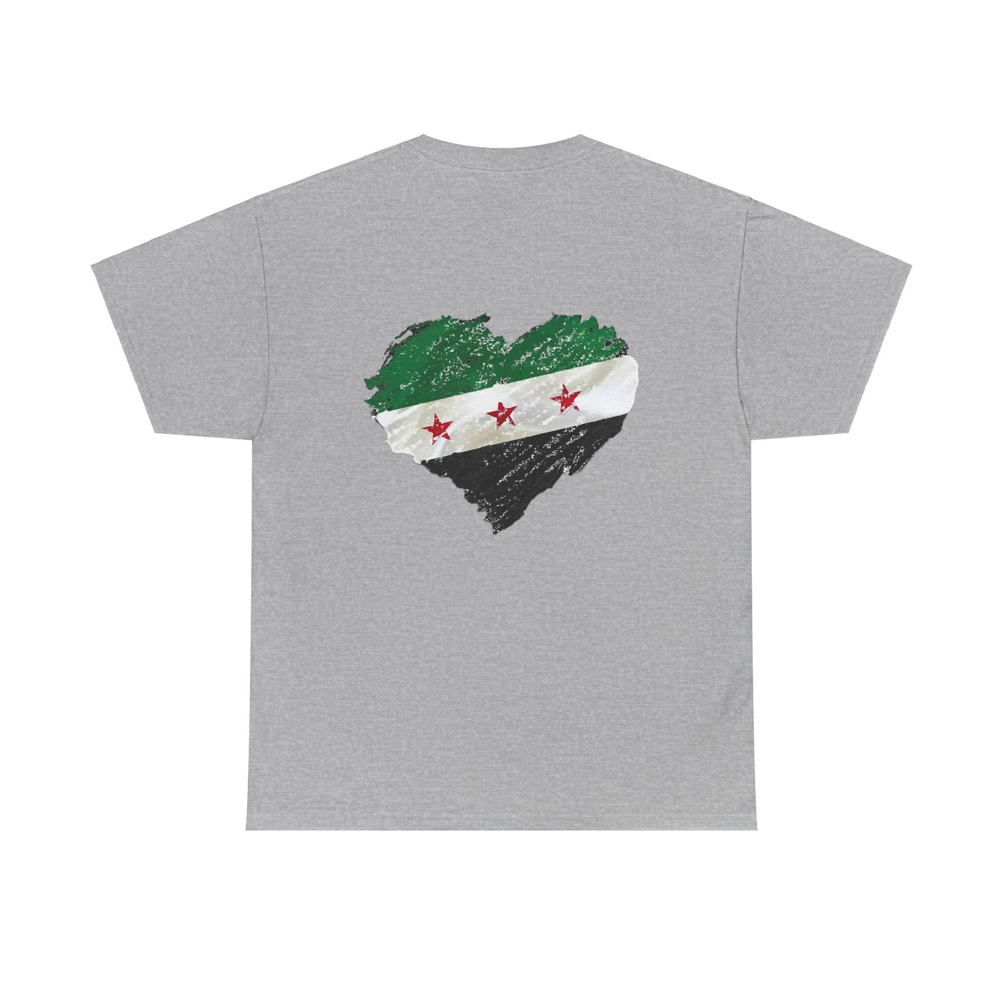 Syria flag with heart