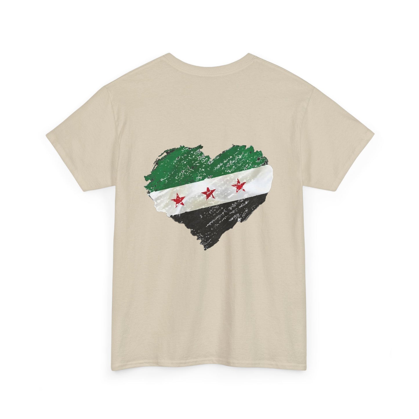 Syria flag with heart