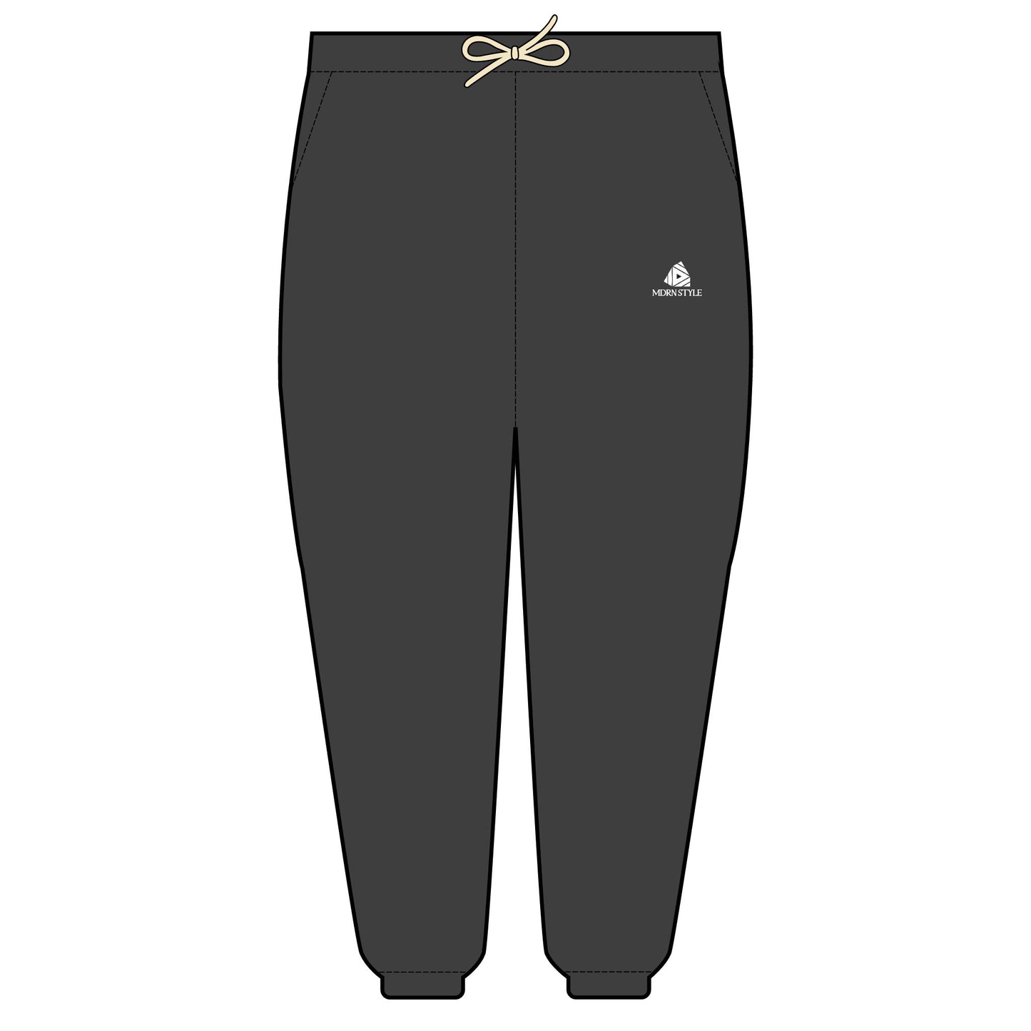 MDRN STYLE Fleece Sweat Pants