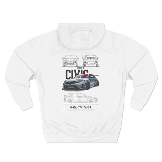 Honda Civic type-r graphic hoodie