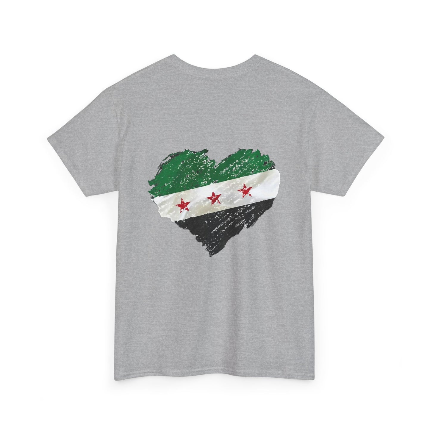 Syria flag with heart