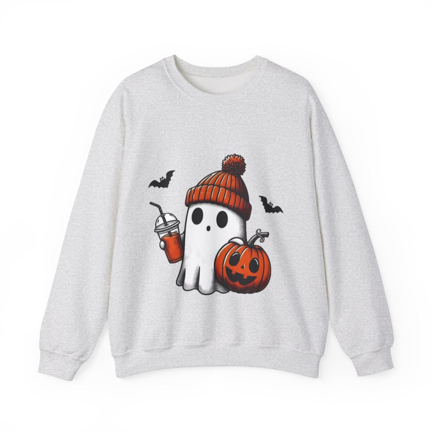 Women's Cute Ghost Crew-Neck