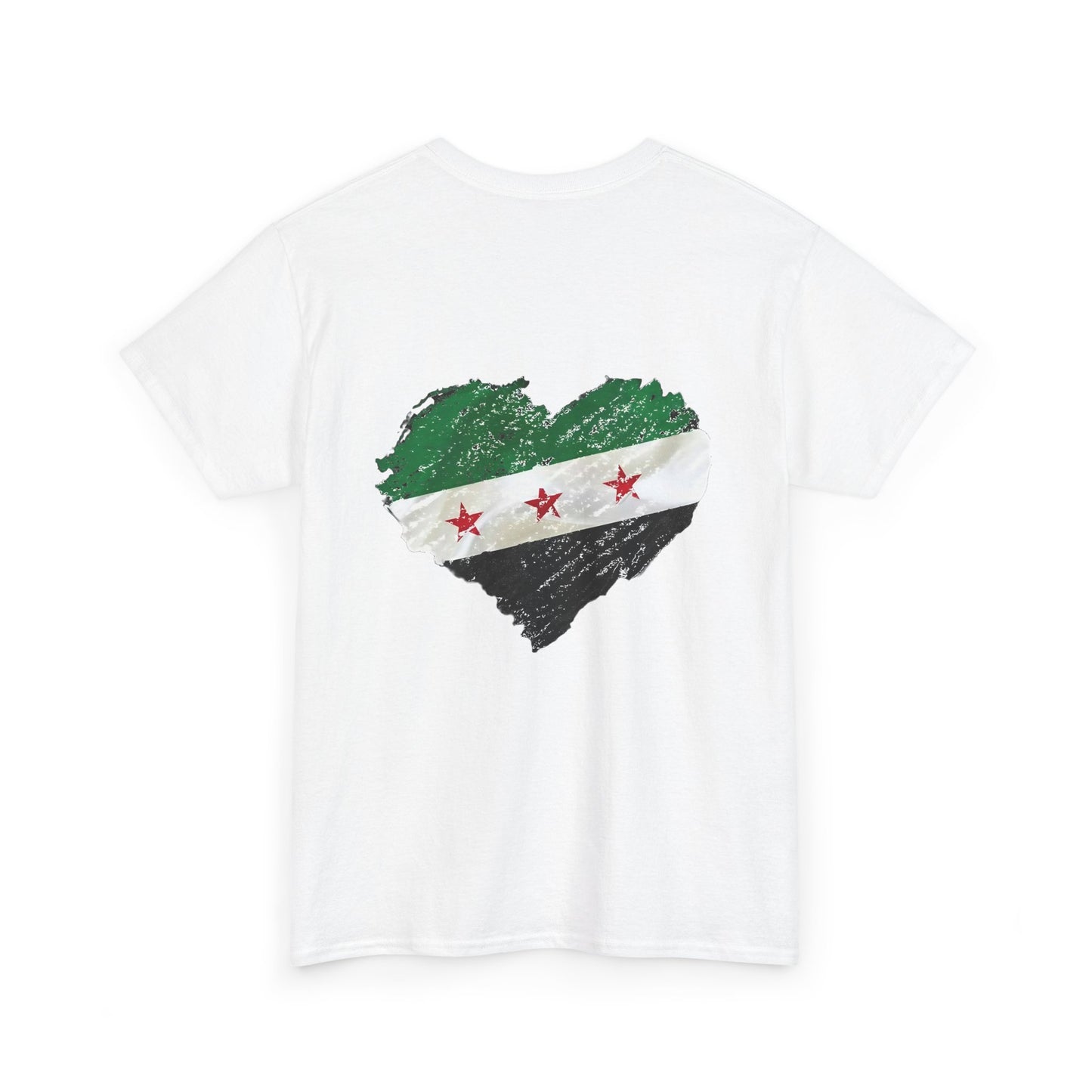 Syria flag with heart