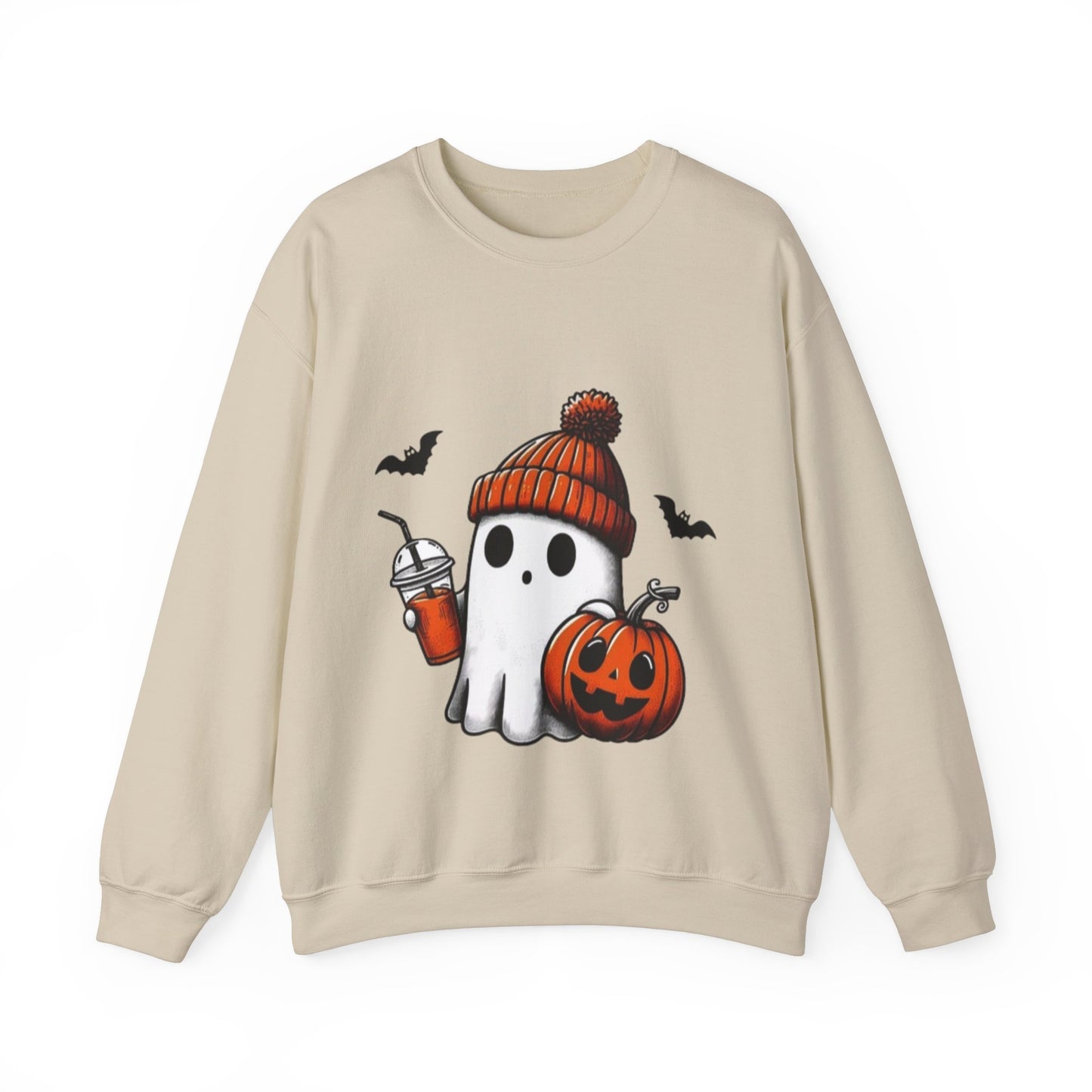 Women's Cute Ghost Crew-Neck